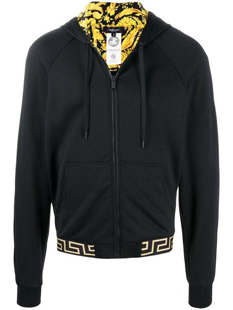 versace hoodie|versace zip up hoodie.